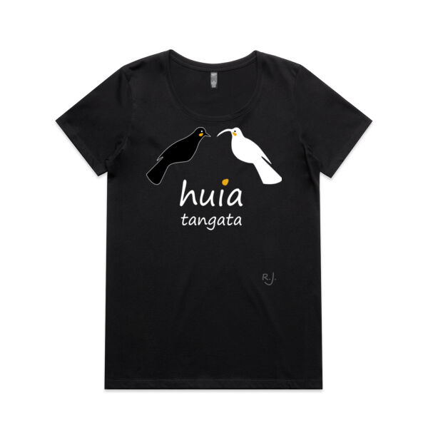 Huia Tangata (180GSM) Women, scoop neck Thumbnail