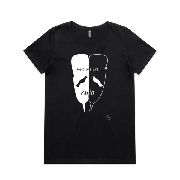 Who-We-Are (180GSM) Women, slender fit, scoop neck Thumbnail